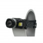 Фонарь Аккум. налобный (зарядка от USB, Type-C, зум, датчик,LED+COB) FA-HL02