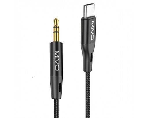 Аудио кабель шт. Type-C х шт. AUX   1,2м  MIVO MX-A4