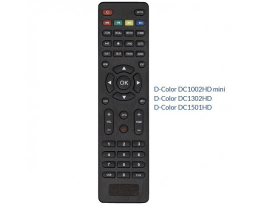 Пульт DVB-T2 D-Color DC1302HD / DC1502HD / LEGEND RST-B1302HD
