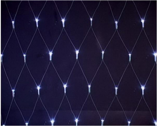 Гирлянда     Сетка  шир.200сm x выс.180сm, Холодный Белый, 120 LED (200L)   (Я)