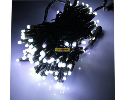 Гирлянда УЛИЧНАЯ Нить 70 LED Холодный Белый, мерцающ., без контроллера, черный толстый провод, 7 метров(70)