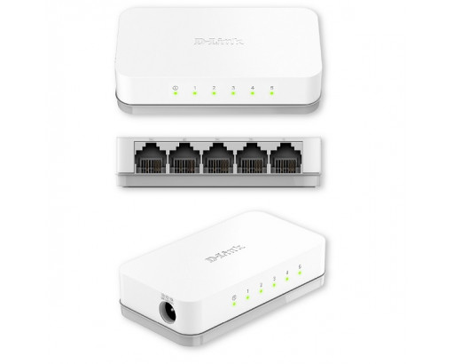 Коммутатор 5х100Мбит/с D-Link DES-1005C/B1A неуправляемый