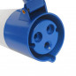 Розетка силовая 223 стац. 2P+PE  TDM 3 контакта переносная 32А 220V IP44   SQ0603-0015