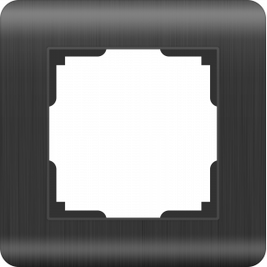 WERKEL Рамка Stream Графит на 1 пост    WL12-Frame-01 /W0012104