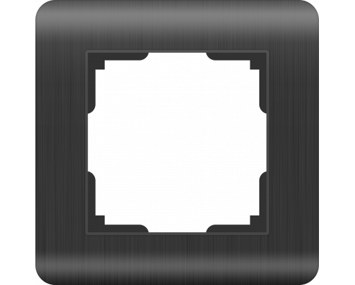 WERKEL Рамка Stream Графит на 1 пост    WL12-Frame-01 /W0012104