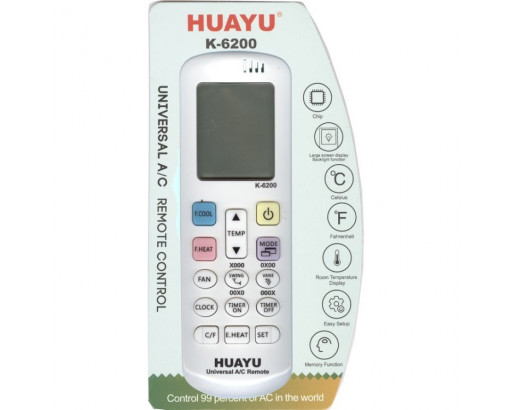 Пульт Air (кондиционер) Huayu K-6200  универсальный