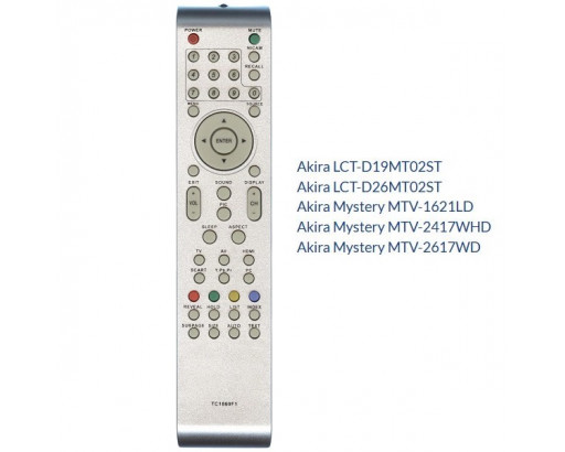 Пульт AKIRA TC1860F1 /MYSTERY KT6949 /SUPRA STV-LC320W