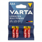 Батарейка LR03 Varta  LONGLIFE MAX POWER (MAX TECH) 4703 Alkaline