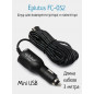 Автозарядка шнур питания для Навигатора/Планшета (mini USB) Eplutus FC-052 (2000mAh, 3 метра 5V, угловой штекер)