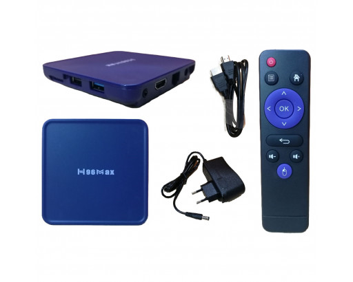 Мультимедийная IPTV/OTT приставка 4/ 32 H96 MAX V12 (Android 12.0, 4/32 GB, видео 4K, BT) 4/32