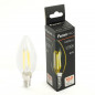 Лампа светодиодная Свеча E14 _8W 220V 2700K ФИЛАМЕНТ С35 1280Лм (35х98мм)  Feron .PRO OSRAM LB-1208 51247