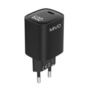 СЗУ 3,0А 60W 1хType-C 5V-20V=1,35-3А (GaN, PD, AVS, DPS, индикатор) MIVO MP-600Q