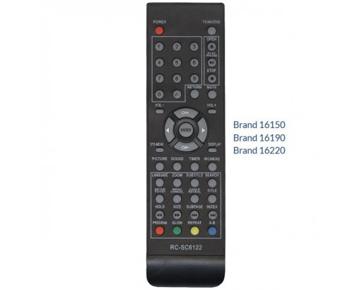Пульт ERISSON RC-SC6122 LCD / BRAND 16220