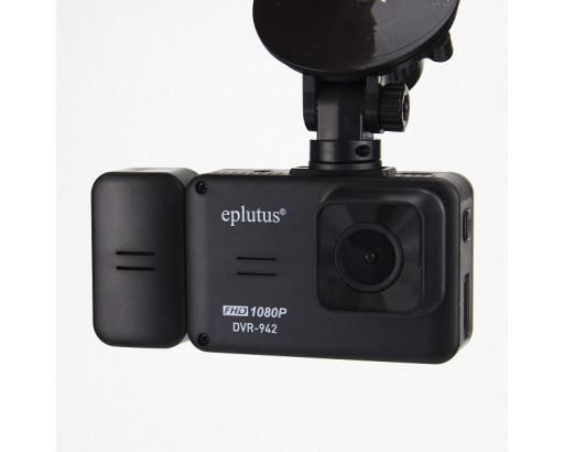 Регистратор Авто Eplutus DVR-942 (3 камеры, экран 2.4", угол обзора 170°, IPS,1920х1080, Wi-Fi, )