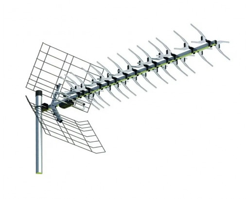 Антенна DVB-Т2 Locus L025.60DF T Меридиан-60AFS Turbo (актив. усил. до 36 дБ, питание 5V)