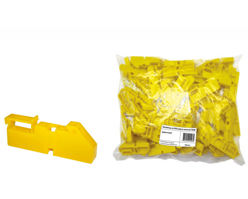 Изолятор на DIN рейку желтый TDM SQ0810-0001