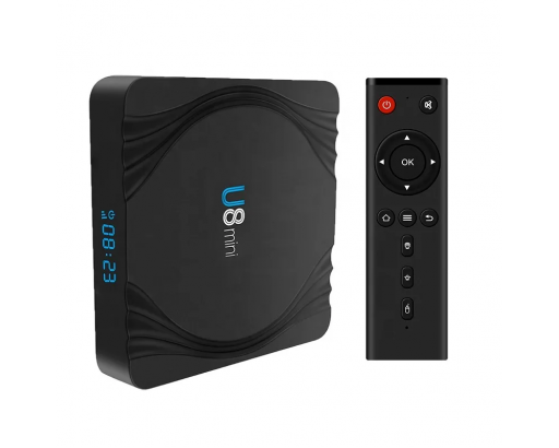Мультимедийная IPTV/OTT приставка 2/16 U8 mini (Android 11 / Amlogic S905W2 / BT5.0+Wi-Fi Dual / 2Гб DDRIII / 16Гб EMMC, видео 4K, LAN, H.265) 2/16