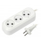 Удлинитель электрический Smartbuy, 3 гнезда 1,5 метра 10А/2,2kW без заземления ПВС 2х1,0 (SBE-10-3-1,5-N)/50
