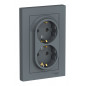 Schneider electriс AtlasDesign Грифель Розетка 2-я с заземлением, 16А, механизм, ATN000724