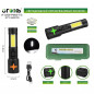 Фонарь ручной (аккум. с зарядкой от USB)  H-3209-PM20-TG в зел. кор.