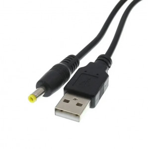Шнур питания штекер (4.0х1.7) на штекер USB  (50см) X-2