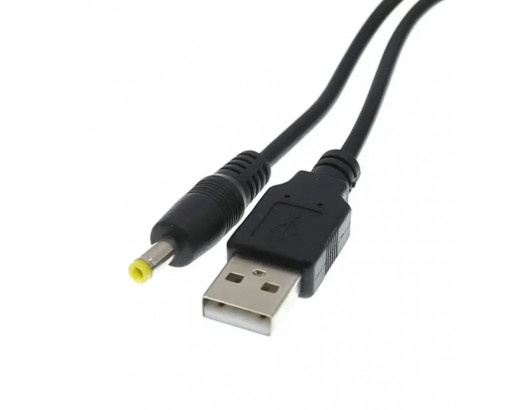 Шнур питания штекер (4.0х1.7) на штекер USB  (50см) X-2