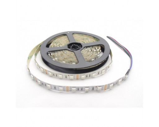 Лента 12v IP20 RGB+ХОЛОДНЫЙ белый 14,4W/m КАТУШКА 5м SMD5050 60LED/м (GLS-5050-60-14.4-12-IP20-RGB+6) General