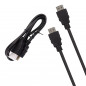 Шнур HDMI-HDMI  (1м)  Резиновый без фильтра