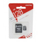 Карта памяти MicroSD128 Gb class 10 UHS-1 (с адаптером SD) Smartbuy      SB128GBSDCL10-01