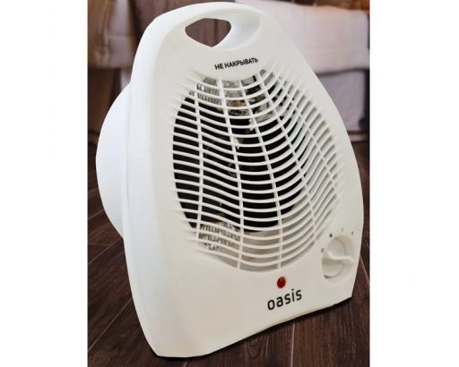 Тепловентилятор Zerten (Oasis) SD-20R белый., 2kW, спирал. нагрев., 3режима
