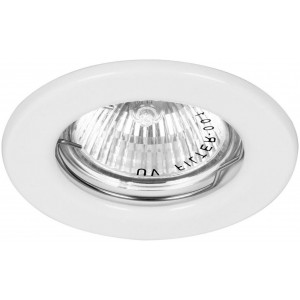 Точ. свет. Feron MR16 GU5.3 круг белый металл 80(60)x25 DL10 15109