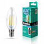 Лампа светодиодная Свеча E14 _7W 220V 4500K ФИЛАМЕНТ C35 750Лм (38х106мм) Camelion LED7-C35-FL/845/E14 13453