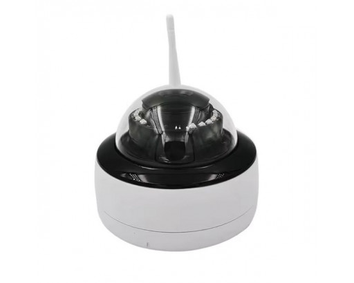 Камера IP Wi-Fi D12-5M  5Мп уличная, купол, металл, 3,6мм, iCSee / Xmeye Pro, запись на MicroSD до 128Gb, IP66, LAN
