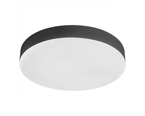 Светильник накладной LED ДПО-24W IP44 4000К 1920Лм круг черный Al266 (191х191х26) 51300  ЗАКАЗ