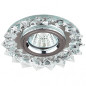 DK44 SL/WH/CH Светильник ЭРА декор «острые кристаллы» MR16,12V, 50W, зеркальный/прозрачный/хром