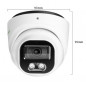 Камера IP GX-HFI-M4C 2,8mm 4Мп уличная, купольная, металл, IR подсветка до 25м, 0,01 люкс, H265+, детектор движ., POE, микрофон, 2Мп-25к/с, 4Мп-18к/с