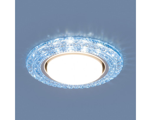 Точ. свет. со светодиодами Elektrostandard 3030 GX53 BL синий  с LED подсветкой