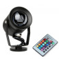 Прожектор для экстерьерной подсветки с пультом 10W RGB Magic Lighting (IP65/12V/угол 180°) Черный (Я)