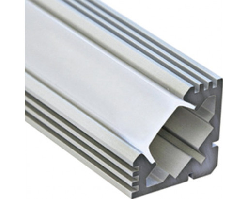 Профиль для LED ленты накл. угловой 1919 (2000х19x19мм) Шир. ленты до 10мм (без рассеивателя, заглушек и крепежа) .1009623 Jazzway (Я)
