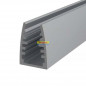 Профиль для LED ленты  ДЛЯ СТЕКЛА толщ до 6мм 1813-2 (2000х18x13мм) Шир. ленты до 10мм, анодированный (без заглушек и крепежа) 146-238 REXANT