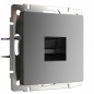 WERKEL Графит матовый Розетка Ethernet RJ-45 W1181064