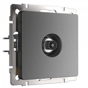 WERKEL Графит матовый ТВ-розетка оконечная W1183064