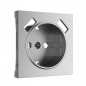 WERKEL Серебро матовый Накладка для розетки USB  W1179565