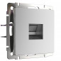 WERKEL Серебро матовый Розетка Ethernet RJ-45 W1181065
