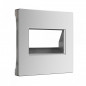 WERKEL Серебро матовый Накладка для двойной розетки Еthernet RJ-45 W1191165