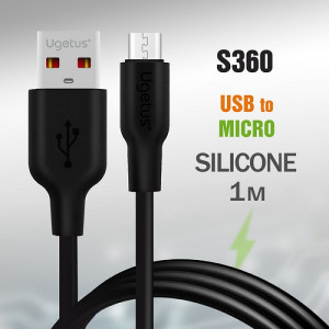 Кабель USB - Micro USB Ugetus RC12 Силиконовый без упак (1 м)