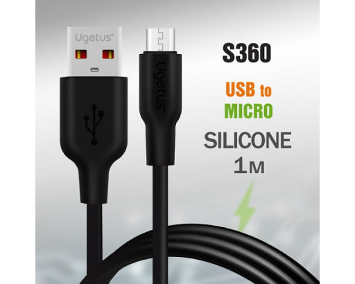 Кабель USB - Micro USB Ugetus RC12 Силиконовый без упак (1 м)