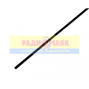 Термоусадочная трубка     2,5/1,25   1м    черная                  REXANT  (20-2506)
