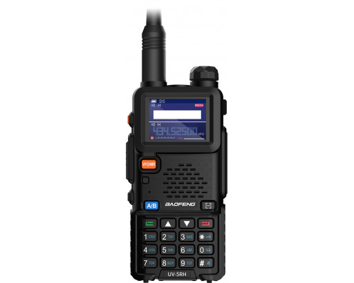 Радиостанция Baofeng UV-5RH  (2 диапазона) (134-174......400-520, FM, Li-ion 2500mAh, Type-C,999 каналов, 1,77" TFT) 10W