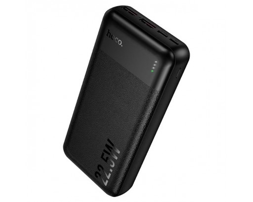 Аккумулятор внешний (Power bank)  20000mAh 22.5W+PD20W 2USB/Type-C/Micro USB HOCO J159A